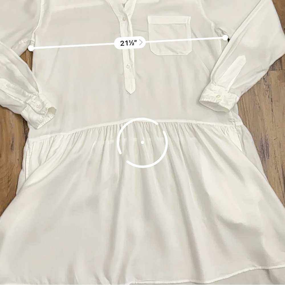 Grayson by Frank & Eileen Changemaker White Shirt Dress
Size 03 - Picture 8 of 10
